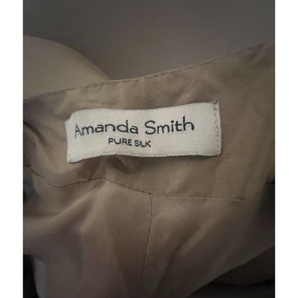 Amanda Smith 100% Silk Jacket W/ 2 Pairs Of 100% Silk Pants Women’s 12 Floral - Picture 10 of 16